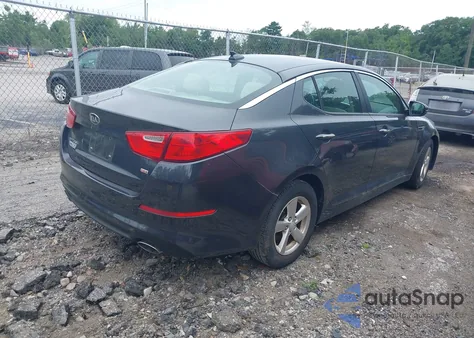 2015 Kia Optima Lx из США, поврежденный, VIN 5XXGM4A70FG473958